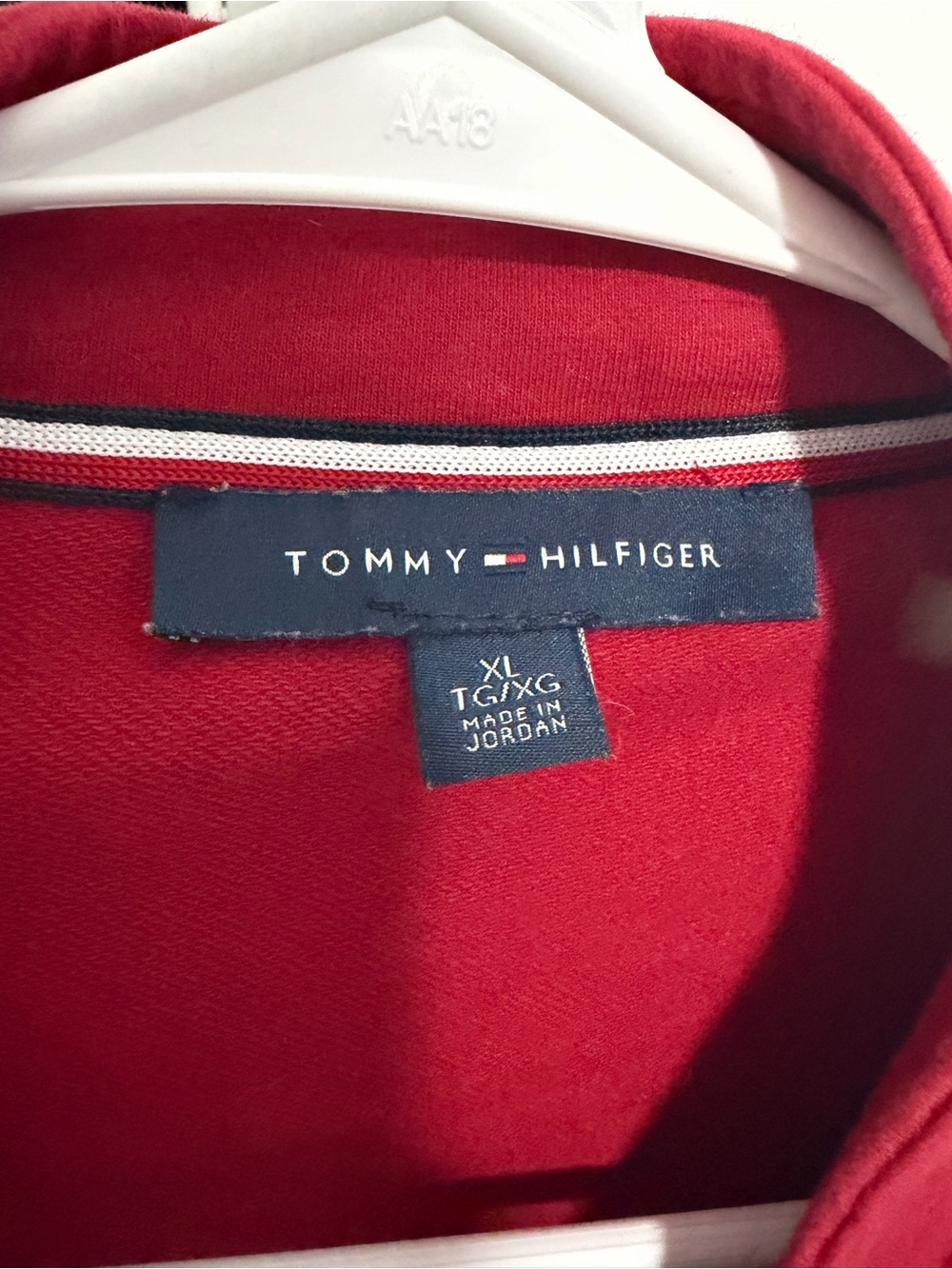 Tommy Hilfiger Red Military-Inspired Blazer - Picture 3 of 4